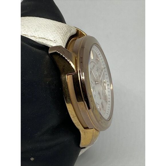 Michael Kors Mercer MK2289 Women's White Leather Analog Dial Quartz Watch UC500 - Picture 5 of 12